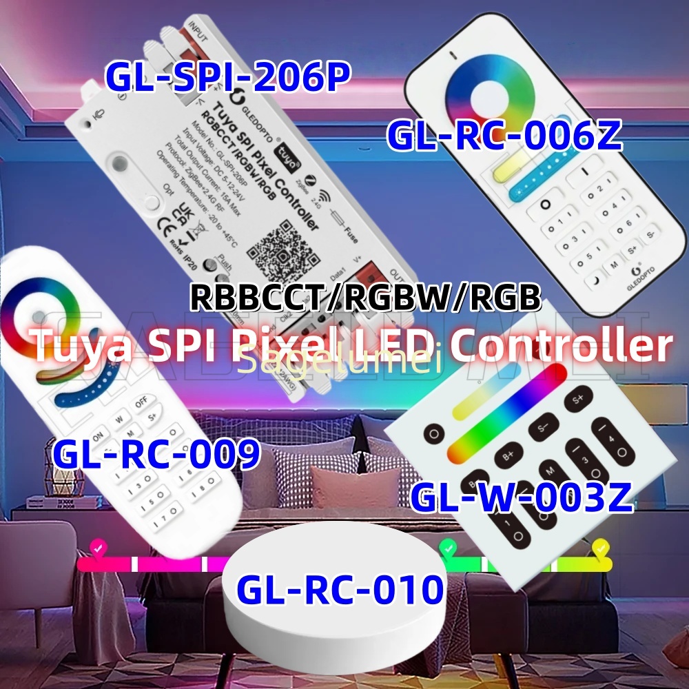 Zigbee Coordinator Stick - جديد زيجبي GL-SPI-206P SPI بكسل LED