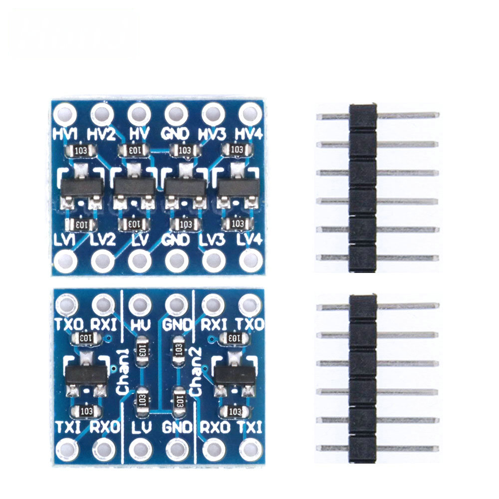 Level Shifter 3.3V - 1-0 قطعة، وحدة تحويل مستوى الإشارة