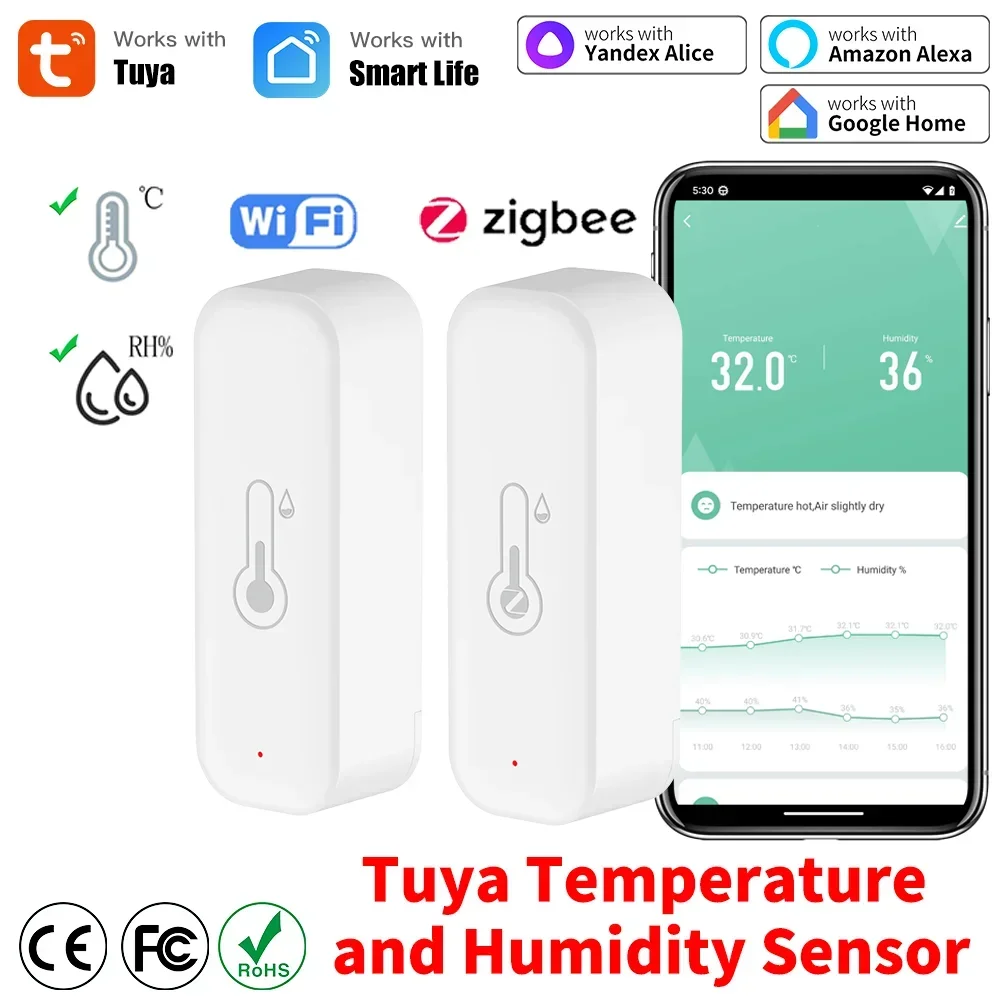 Matter Hub Thread - Tuya WiFi Zigbee 3.0 درجة الحرارة