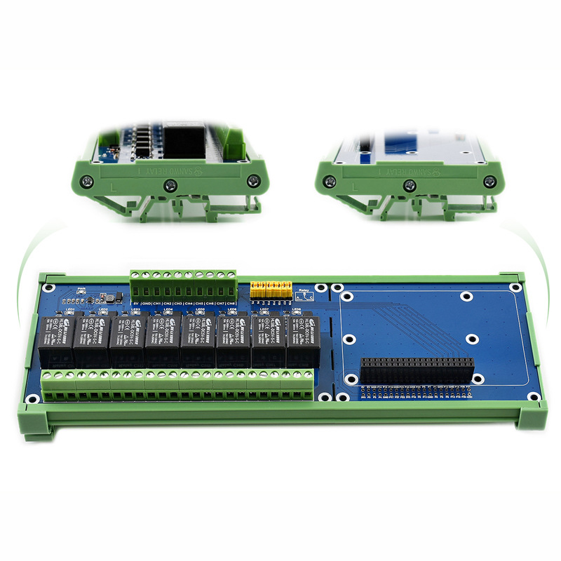 لوحة توسعة ريلاي لـ Raspberry  - مراجعة Relay 8 Channel Board وسعره