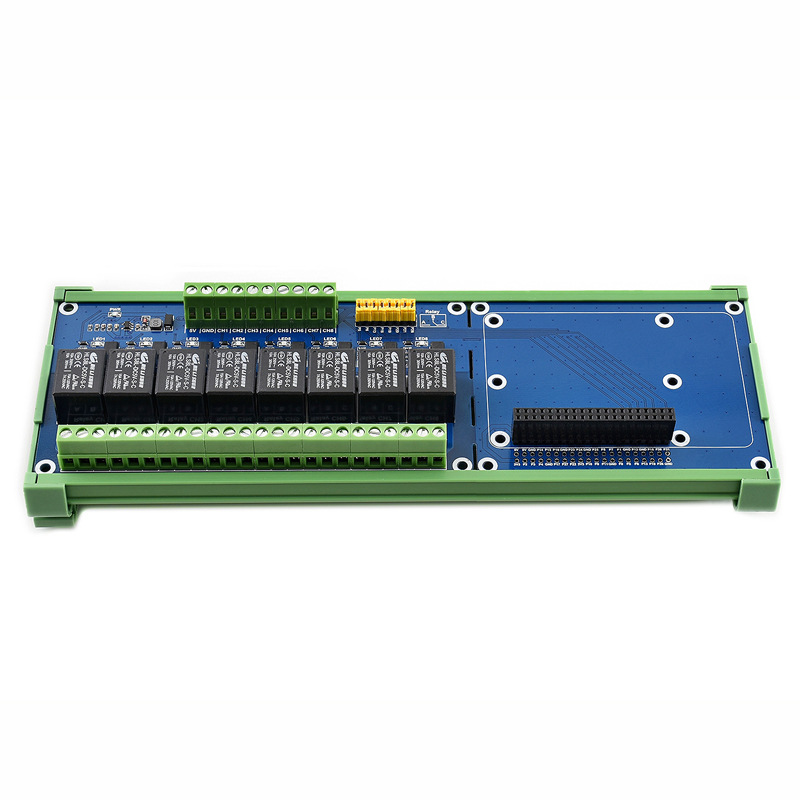 لوحة توسعة ريلاي لـ Raspberry  - مراجعة Relay 8 Channel Board وسعره