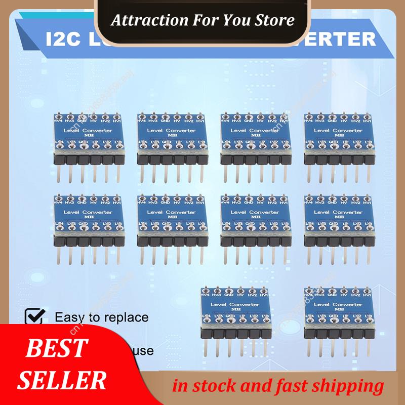 حار بيع 10 قطعة 4 قناة IIC I2C - مراجعة Level Shifter 3.3V وسعره
