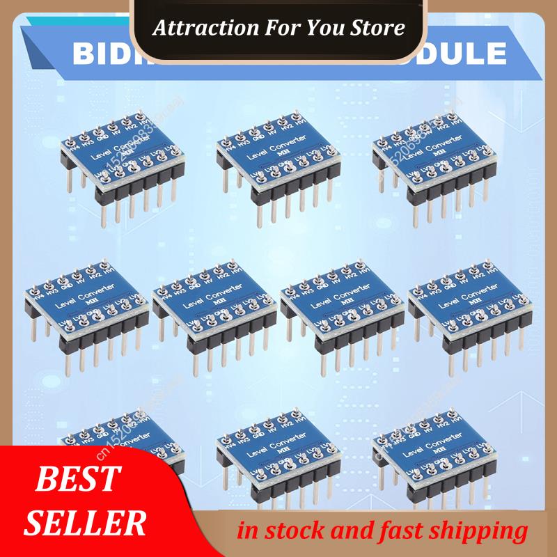 حار بيع 10 قطعة 4 قناة IIC I2C - مراجعة Level Shifter 3.3V وسعره