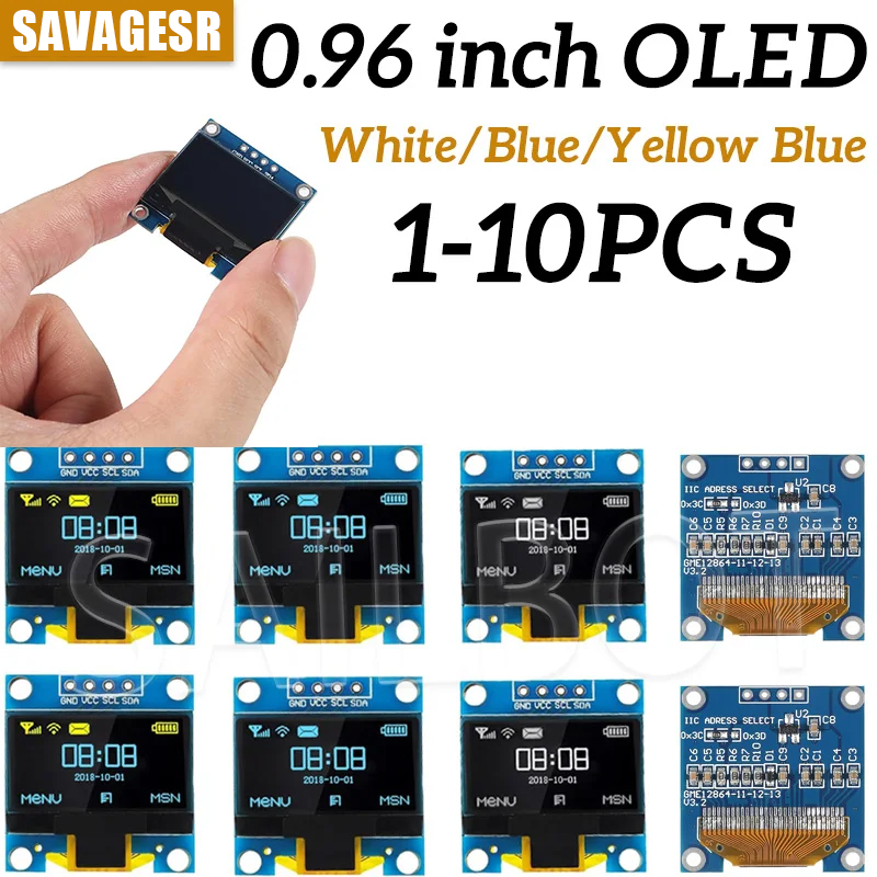 1-10 قطعة 0.96 بوصة OLED وحدة  - مراجعة Home Automation Arduino وسعره