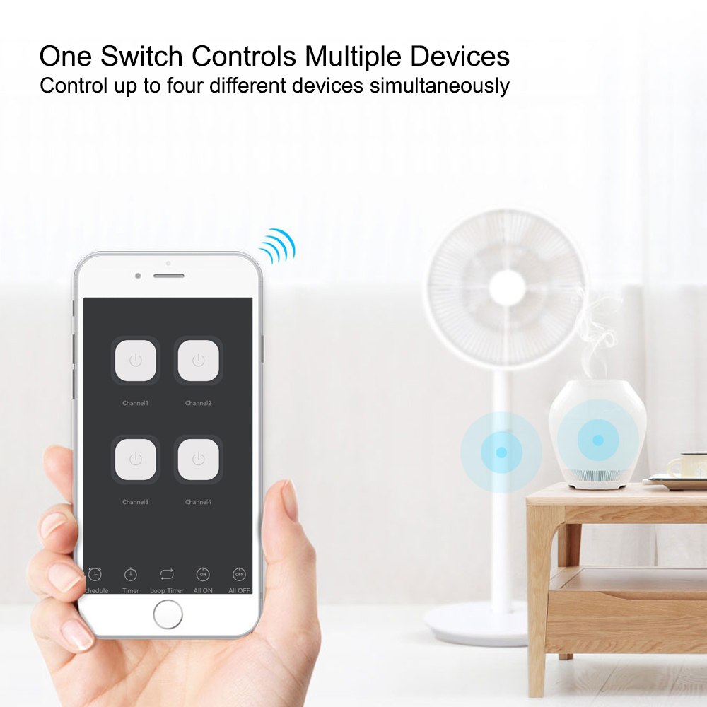 الذكية تويا التبديل 4CH وحدة ا - مراجعة Home Automation Ideas وسعره