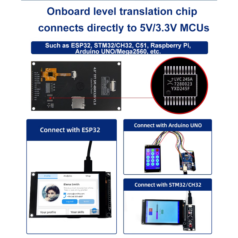 4.0 بوصة 320X480 SPI TFT وحدة  - مراجعة Home Automation Arduino وسعره